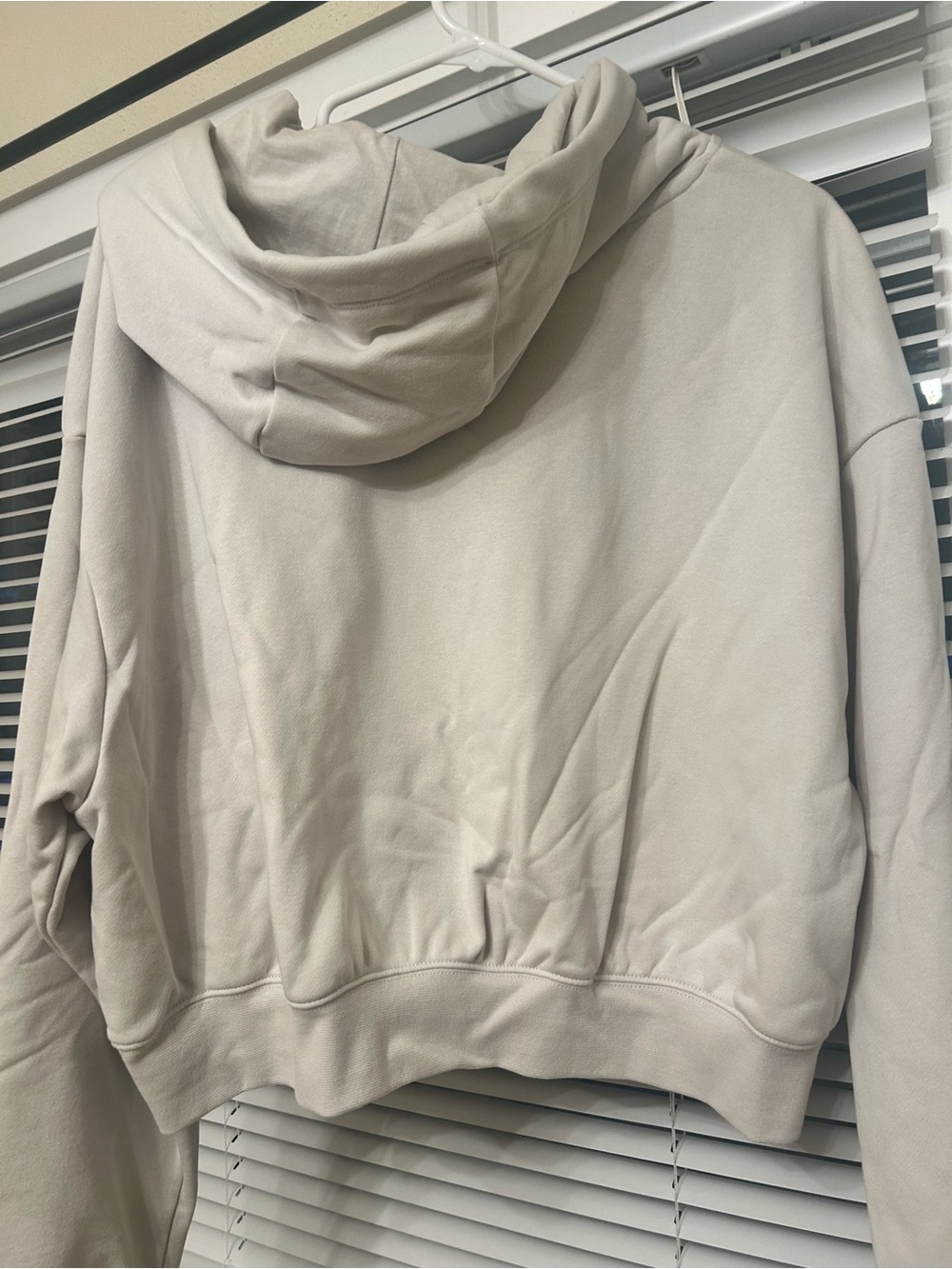 Nike Cream Hoodie with White Applique Script - Picture 3 of 3